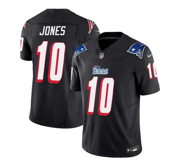 Men & Women & Youth New England Patriots #10 Mac Jones Black 2023 F.U.S.E. Vapor Limited Jersey